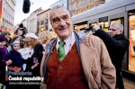 Karel Schwarzenberg, šalina Karel 75 na náměstí Svobody v Brně