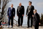 Václav Klaus a Ivan Gašparovič v brněnské vile Tugendhadt 5