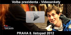 Video ankety a průzkumy k volbě prezidenta ČR - Praha
